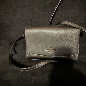Black Kate Spade crossbody bag